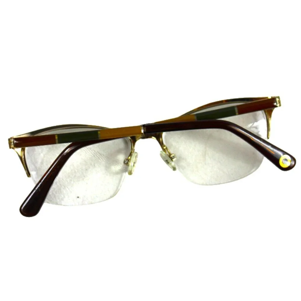 Nautica NLO5009 Brown Oversized Cat Eye Eyeglass Frames